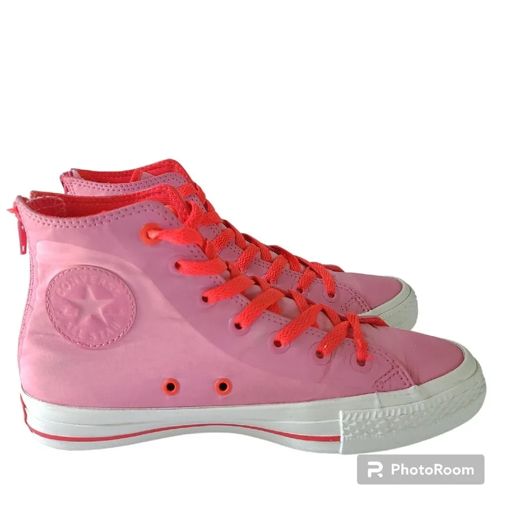 Converse Chuck Taylor Pink All Star Kids Size 5 Skater Shoes Sneakers 244249C - Picture 1 of 11